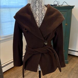 BCBGMaxAzria Chocolate Knit Cardigan